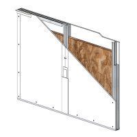 Cloison Knauf Métal KM 72/48-35 – Hydroproof BA13 - Batiweb