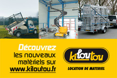 KILOUTOU, loueur de matériel pour les entreprises du BTP, de l'industrie et des collectivités présente ses NOUVEAUTES MATERIELS 2008 !  - Batiweb