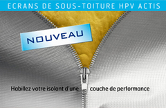 ECRAN DE SOUS-TOITURE HPV ACTIS - Batiweb