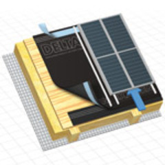 Ecran de sous-toiture pour panneaux photovoltaïques et solaires. DELTA®-EXXTREM de DOERKEN - Batiweb