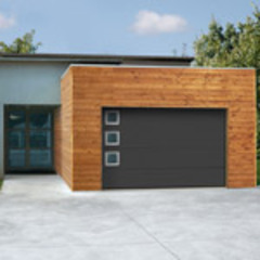 Portes de garage Novoferm® : couleurs sablées harmonisées à toutes les menuiseries ! - Batiweb