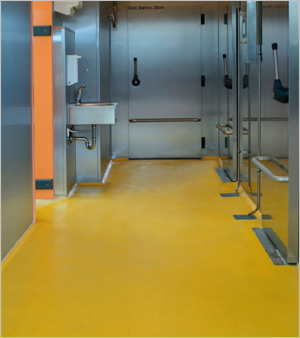 SIKA EPOXYFLOOR® WP4S système d'étanchéité directement circulable pour les locaux à fortes sollicitations - Batiweb