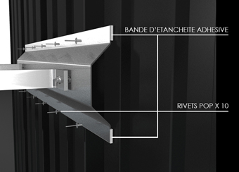 La solution de fixation étanche pour échelles sur bardage - Batiweb