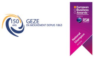 GEZE : sacrée « Championne nationale » aux European Business Awards 2013/2014 - Batiweb