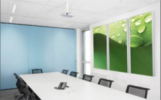 AMF Line, les absorbeurs acoustiques muraux design de Knauf AMF - Batiweb