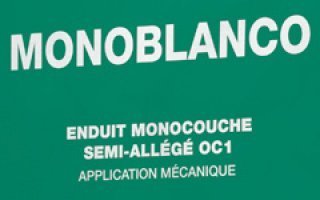 MONOBLANCO, Enduit Monocouche semi-allégé - Batiweb