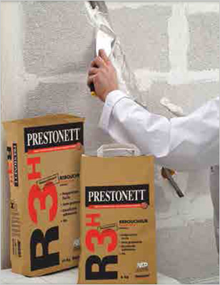 Prestonett R3H de Beissier, pour reboucher vite et bien sur tous supports - Batiweb