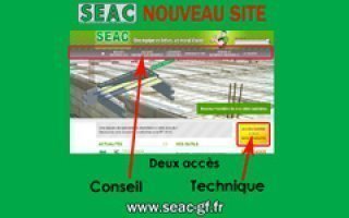 Nouveau site internet SEAC : Une équipe de spécialistes à votre écoute ! - Batiweb