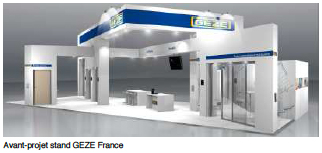 GEZE expose à BATIMAT du 2 au 6 novembre 2015 au Parc des Expositions Villepinte Hall 6, Allée G, stand 171 - Batiweb