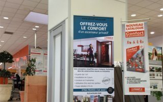 Du jamais vu, des ascenseurs privatifs vendus en magasin ! Une première, initiée par Etna France et Point P. - Batiweb