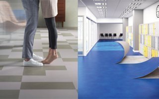  Marmoleum click et Sarlon trafic modul’up de Forbo Flooring Systems remportent tous les deux un Janus 2016 - Batiweb