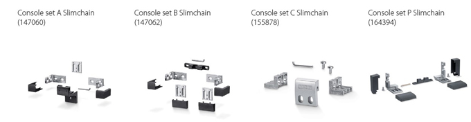 Kit de fixations P Slimchain pour fenêtres à ouverture parallèle (PAF) - Batiweb