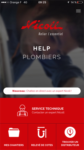 Help plombiers, l’application Nicoll pour les plombiers connectés  - Batiweb