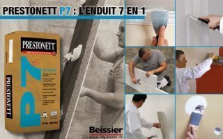 PRESTONETT P7 : l’enduit colle en poudre aux 7 fonctions - Batiweb