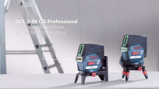 Bosch GCL 2-50 Professional: la nouvelle gamme de lasers points et lignes - Batiweb