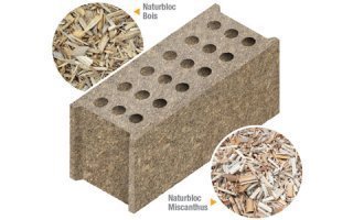 La synergie entre Ciments Calcia et Alkern récompensée aux Chantiers de l’Innovation 2018 avec Naturbloc, une nouvelle génération de blocs porteurs isolants biosourcés - Batiweb