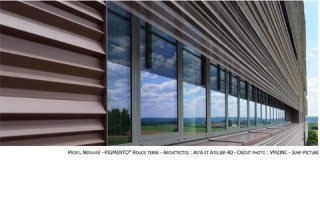 Profil nervuré de VMZINC® : des pliages sur-mesure pour dynamiser les façades - Batiweb