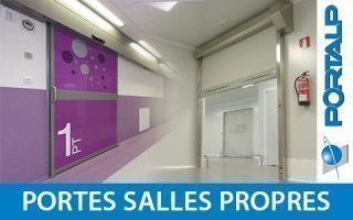 Portes automatiques pour salles propres en milieu hospitalier et industries de la santé - Batiweb