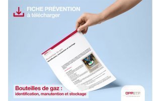 Information prévention : Comprendre simplement la prévention : Principales informations sur les bouteilles de gaz, identification, manutention et stockage.   - Batiweb