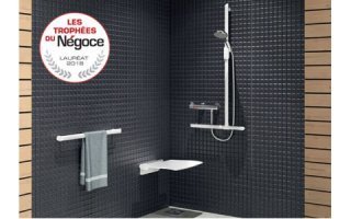 Lauréat des trophées du négoce 2018 : la barre de maintien en T pour douche BE-LINE® - Batiweb