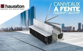 Solutions de caniveaux à fente Hauraton : ne choisissez plus entre efficacité et esthétisme - Batiweb