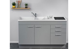 Nouveauté CAREA® : Concept évier + meuble GIGA 140, désormais disponible en version tiroirs et 2 couleurs. - Batiweb