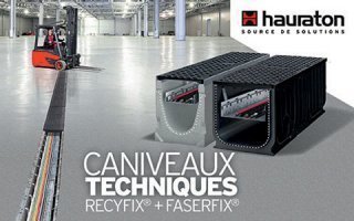 Caniveaux techniques Hauraton : l’optimisation parfaite pour le passage de vos câbles d’alimentation et de communication. - Batiweb