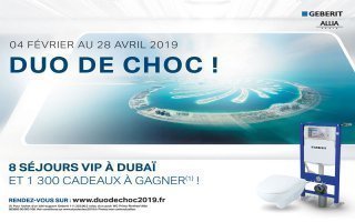 Promotion nationale Geberit, tentez de gagner un séjour VIP à Dubaï - Batiweb